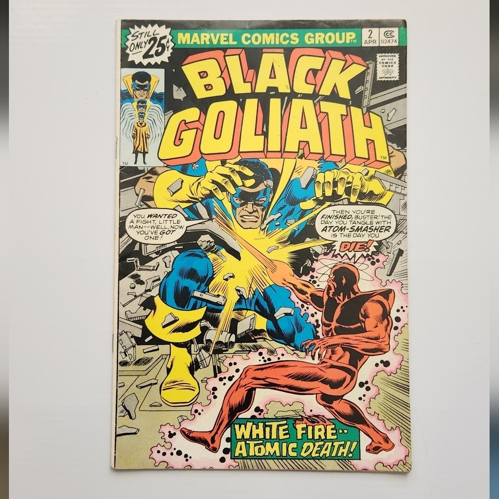Black Goliath #2 (1976) Marvel Comics - Bronze Age Bill Foster vs. Atom-Smasher